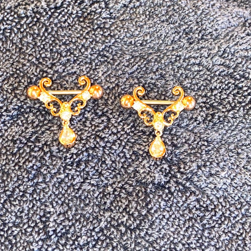 Assorted Nipple Bar Bells and Belly Button Curved Bar bells